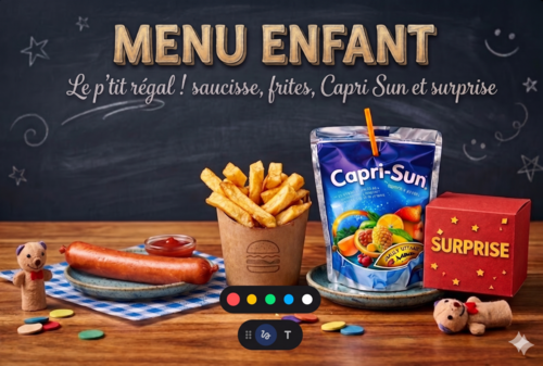Menu Enfant Saucisse